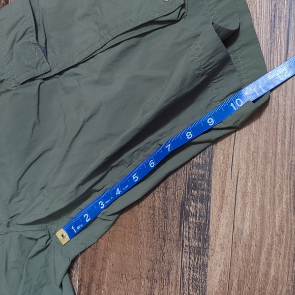 BSA Boy Scouts of America Cargo Shorts Adult Small Olive Green Supplex Nylon - Picture 8 of 8